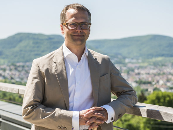 Christoph Landgraf ist Immobilienmakler mit Leib und Seele?und seinem Reutlingen eng verbunden
