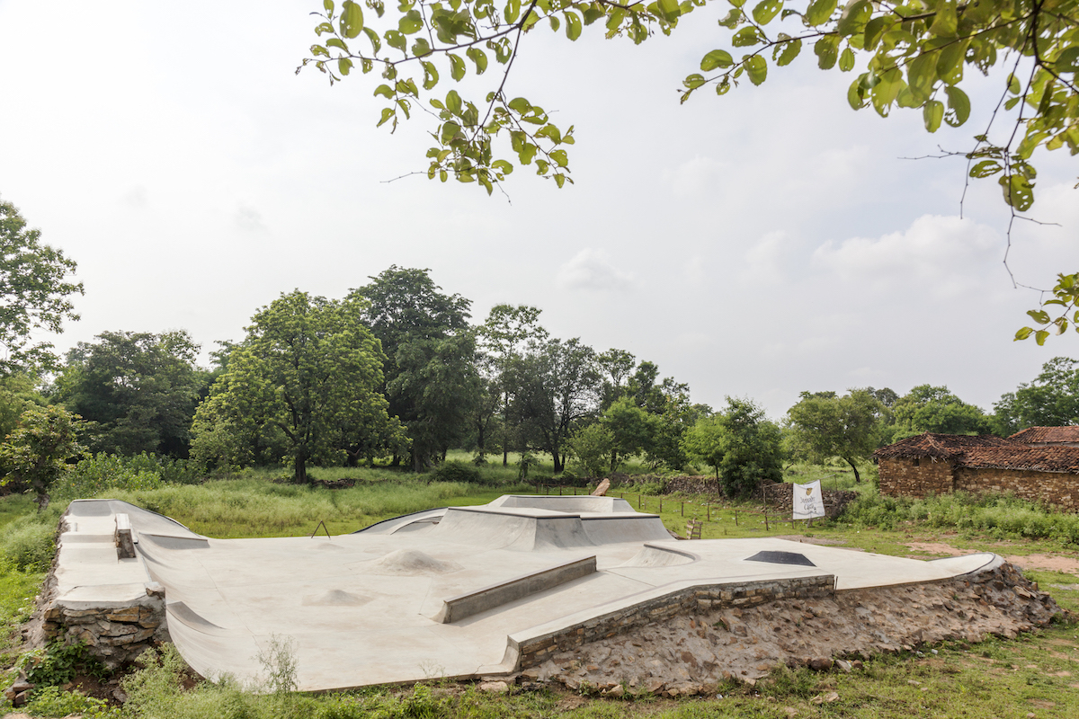 Janwaar Caste, der erste Skatepark in einer ländlichen Gegend in Indien Janwaar Caste, der erste Skatepark in einer ländlichen Gegend in Indien