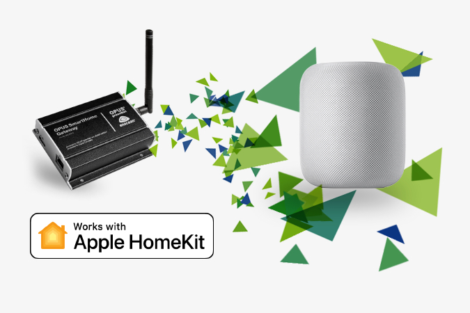 Das OPUS SmartHome Gateway, zertifiziert für Apple HomeKit, ist ab sofort erhältlich. Das OPUS SmartHome Gateway, zertifiziert für Apple HomeKit, ist ab sofort erhältlich.