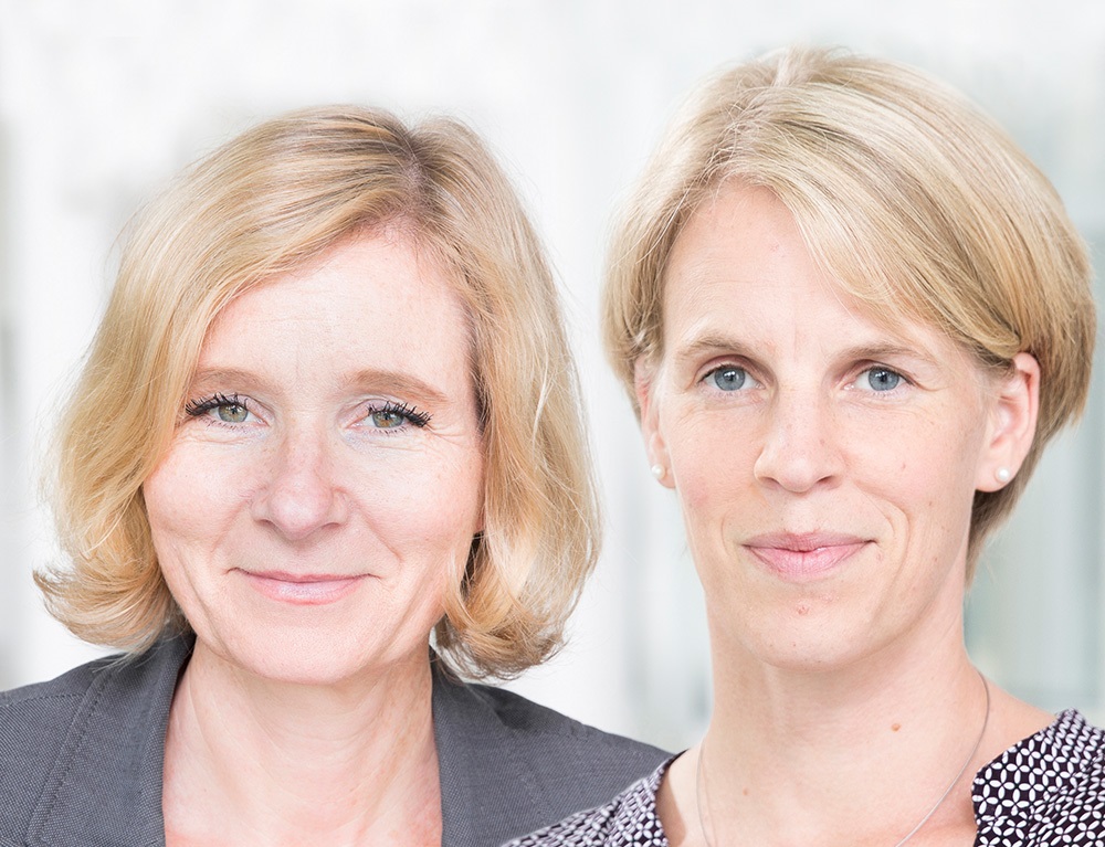 v.l.n.r.: Jenny Ripke, Vorstand der SVP, und Yvonne Jacoby, Teamleiterin Market Intelligence (Bildqu