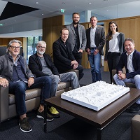 Die Gewinner mit ihrem Projekt (Copyright: Dietmar Walser). Die Gewinner mit ihrem Projekt (Copyright: Dietmar Walser).