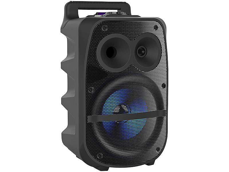 Mobile PA-Partyanlage PMA-950.k, Bluetooth, MP3, USB, SD, Karaoke, UKW, 150 Watt Mobile PA-Partyanlage PMA-950.k, Bluetooth, MP3, USB, SD, Karaoke, UKW, 150 Watt