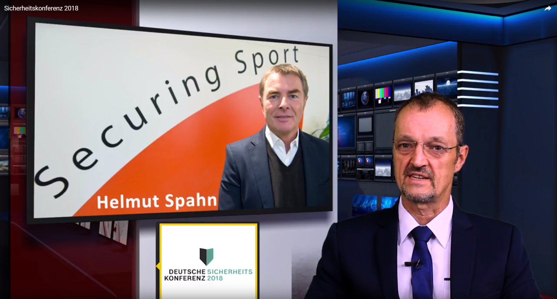 Sicherheitsexperte Olaf Jastrob auf der deutschen Sicherheitskonferenz