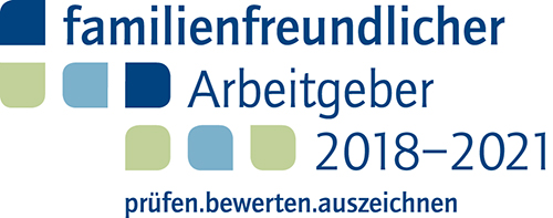 Siegel familienfreundlicher Arbeitgeber 2018-2021 (Bildquelle: @Bertelsmann Stiftung)