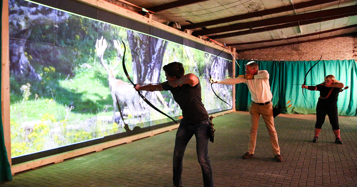 BowSim 4D Mega heißt das größte Bogenkino der Welt.