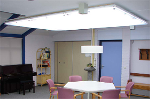 Dynamische Deckenlichtsysteme von DAVITA zur Behandlung von Demenzerkrankungen in Heimen Dynamische Deckenlichtsysteme von DAVITA zur Behandlung von Demenzerkrankungen in Heimen