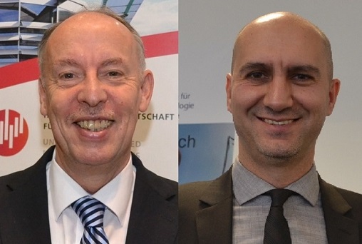Leiter Forschung, Prof. Dr. Özer Pinar (re.), Präsident Prof. Dr. Michael Nagy. Foto: Motzko Leiter Forschung, Prof. Dr. Özer Pinar (re.), Präsident Prof. Dr. Michael Nagy. Foto: Motzko