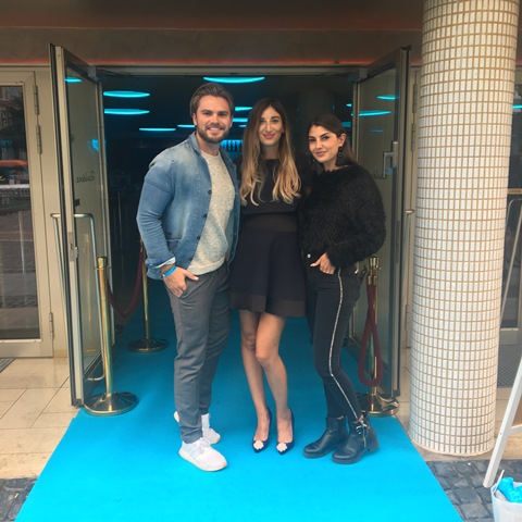 Social Media Paar Johannes Haller und Yelic Koc mit Shape World-GründerinÇagla Mothes (Mitte) (Bildq
