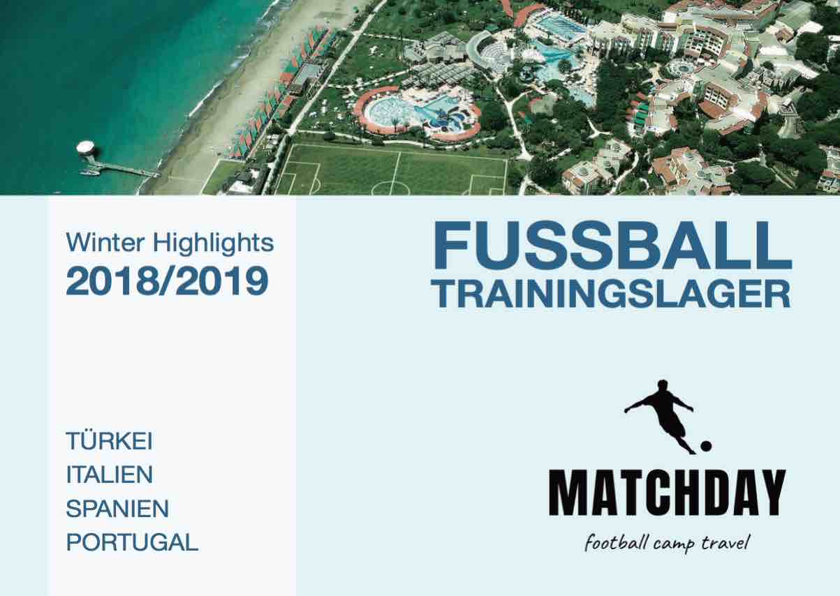 MATCHDAY Fußball Trainingslager MATCHDAY Fußball Trainingslager
