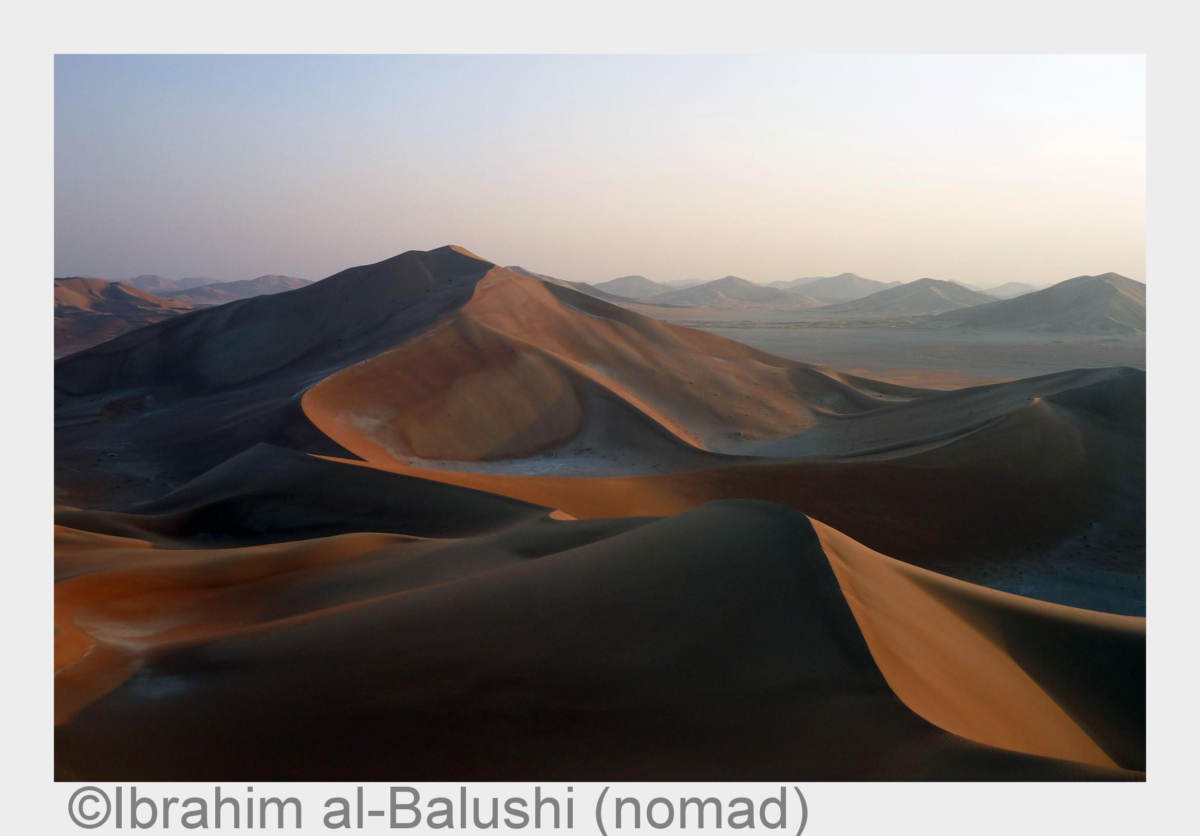 Oman Rub al-Khali Morgenstimmung (Bildquelle: Ibrahim al-Balushi (nomad))