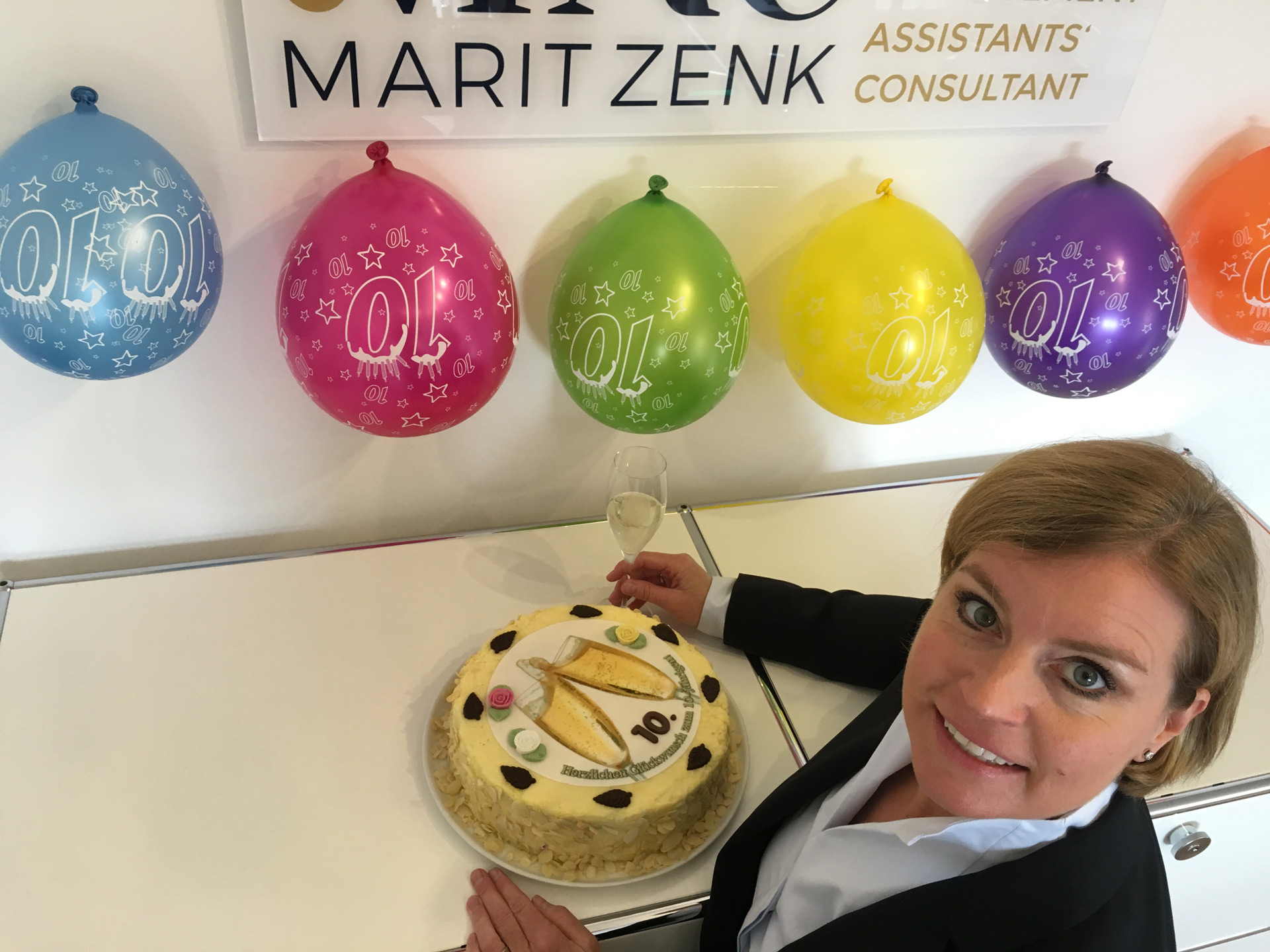 Die Unternehmerin Marit Zenk feiert Zehnjähriges Die Unternehmerin Marit Zenk feiert Zehnjähriges