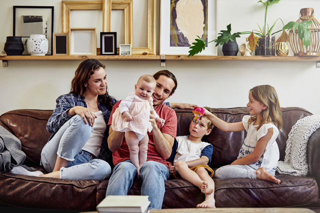 Patchworkfamilien bringen viele Herausforderungen mit sich.Quelle: ERGO Group Patchworkfamilien bringen viele Herausforderungen mit sich.Quelle: ERGO Group