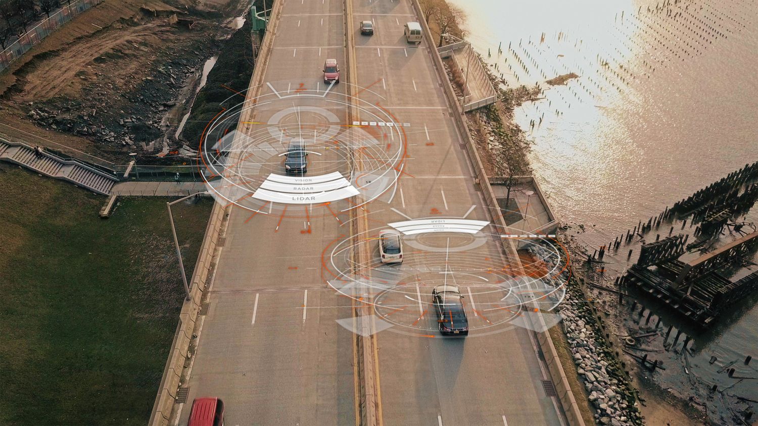 RTI Connext 6 unterstützt die autonome Fahrzeugentwicklung.