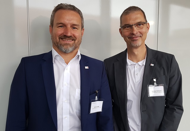Thomas Jäger (l.) und Norman Bartusch neu im Vorstand des SmartHome Initiative Deutschland e. V.