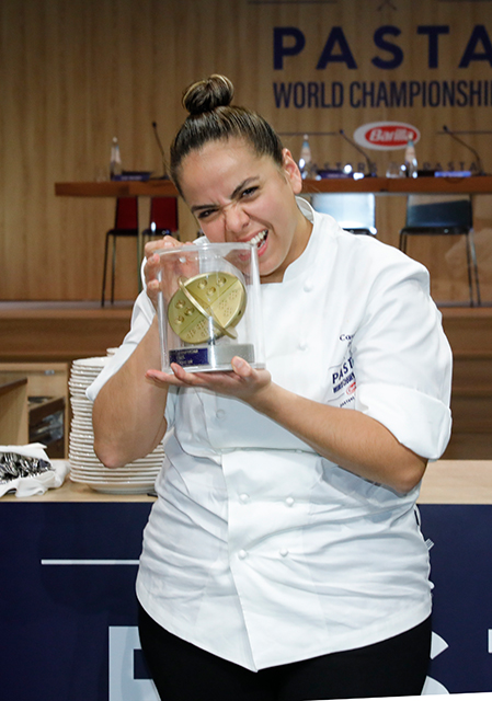 Carolina Diaz ist die Siegerin der Barilla Pasta World Championship 2018. (Bildquelle: Barilla)