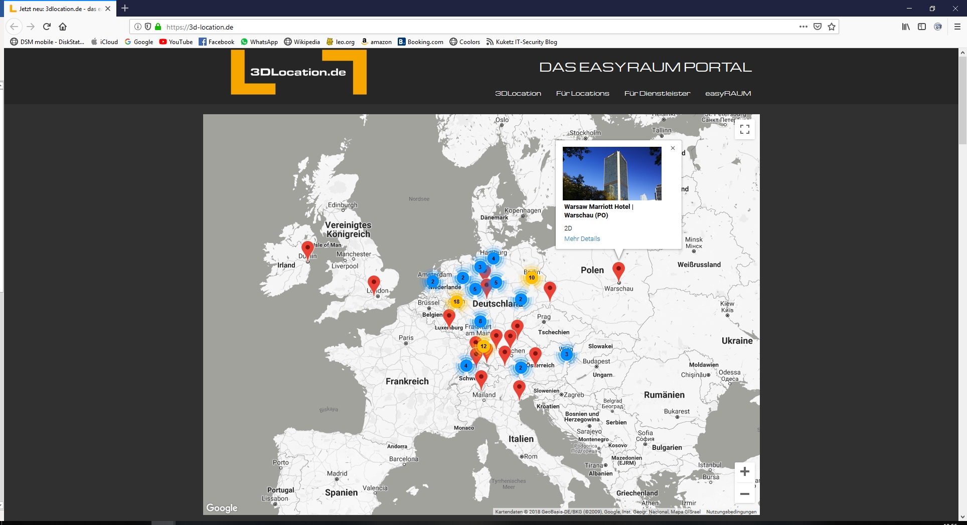 easyRAUM 3D Location Portal (Bildquelle: easyRAUM GmbH)