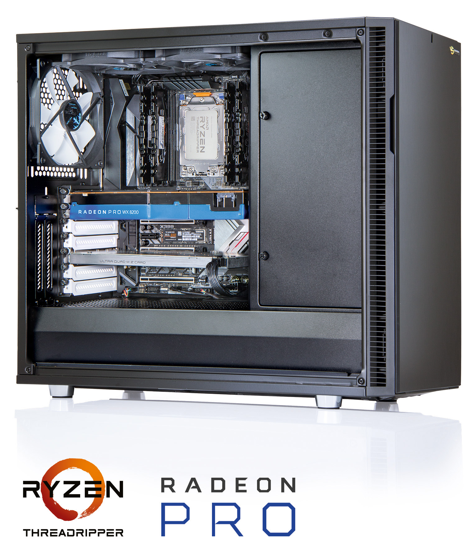 Maßgeschneiderte PULSARON Workstations, jetzt mit 200% mehr Power:AMD Ryzen Threadripper Prozessoren