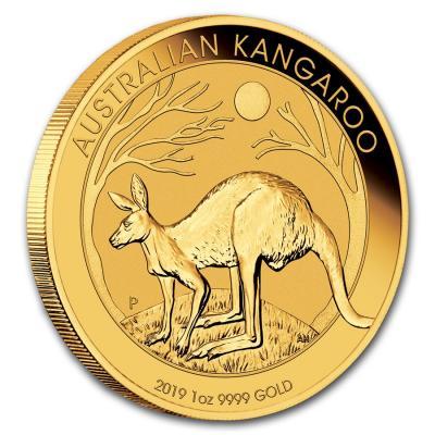 Känguru 1 oz Gold 2019 - Anlagemünze der Perth Mint Känguru 1 oz Gold 2019 - Anlagemünze der Perth Mint