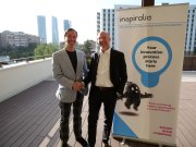 Alfredo Sanchez, Gründer& CEO von INSPIRALIA, Mag. Andreas Reinthaler, Gründer der m27 Finance G Alfredo Sanchez, Gründer& CEO von INSPIRALIA, Mag. Andreas Reinthaler, Gründer der m27 Finance G