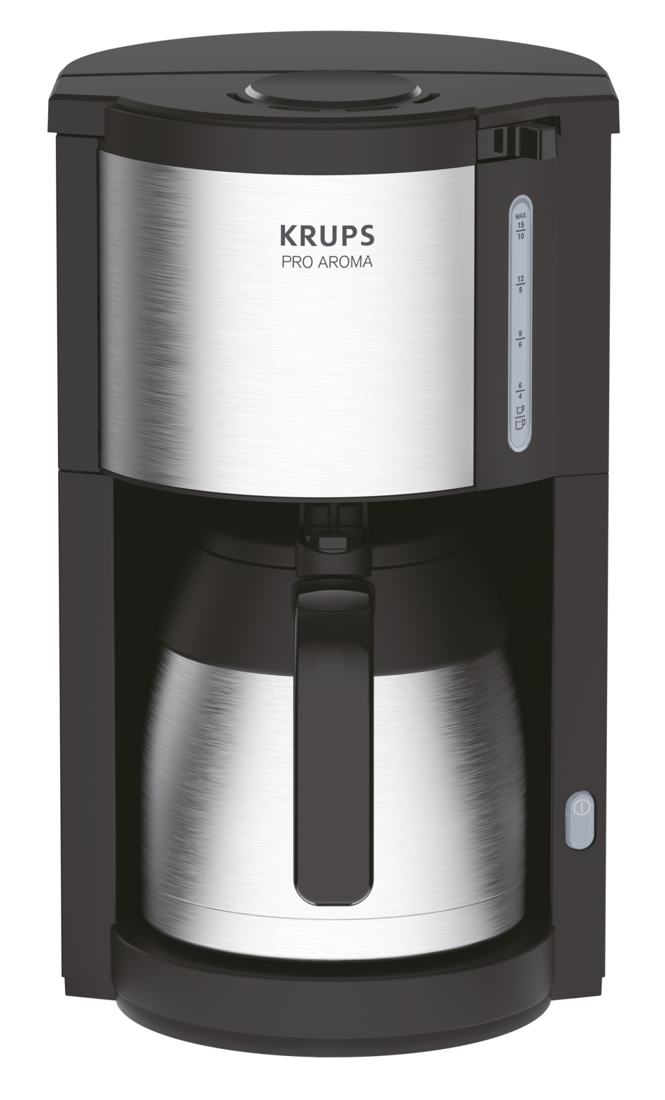 Krups ProAroma Thermo-Filterkaffeemaschine mit Edelstahl-Thermokanne (Bildquelle: Groupe SEB Deutsch Krups ProAroma Thermo-Filterkaffeemaschine mit Edelstahl-Thermokanne (Bildquelle: Groupe SEB Deutsch