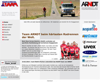 Der freier Grafiker Moritz Dunkel realisierte den Webauftritt des ARNDT-Teams.