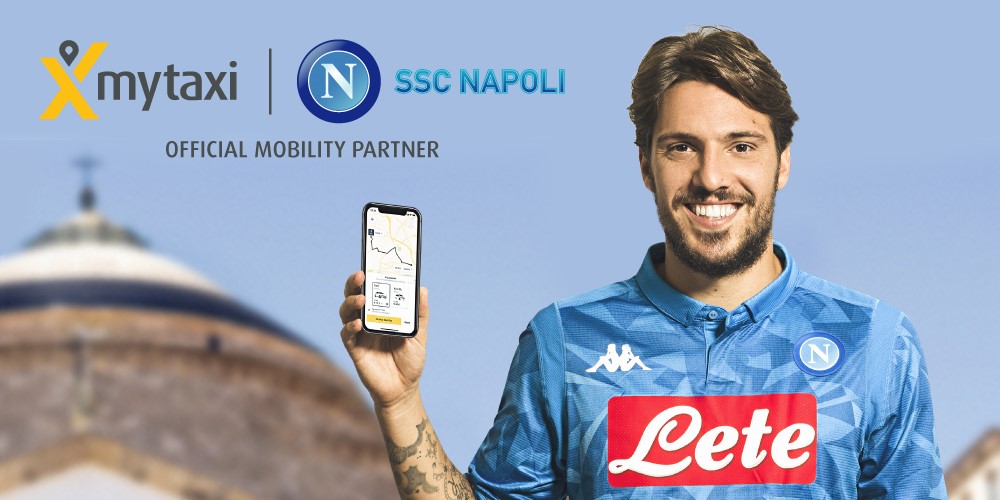 Kooperation mit SSC Neapel und Stürmer Simone Verdi: mytaxi jetzt auch in Neapel