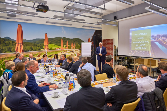 FDT FlachdachTechnologie GmbH& Co. KG Gastgeber der Klimaschutz-Allianz Mannheim. (Bildquelle: F