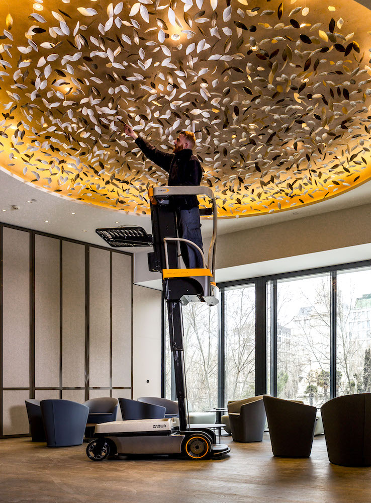 Das Wave von Crown im Einsatz im exklusiven Designhotel VP Plaza España in Madrid Das Wave von Crown im Einsatz im exklusiven Designhotel VP Plaza España in Madrid