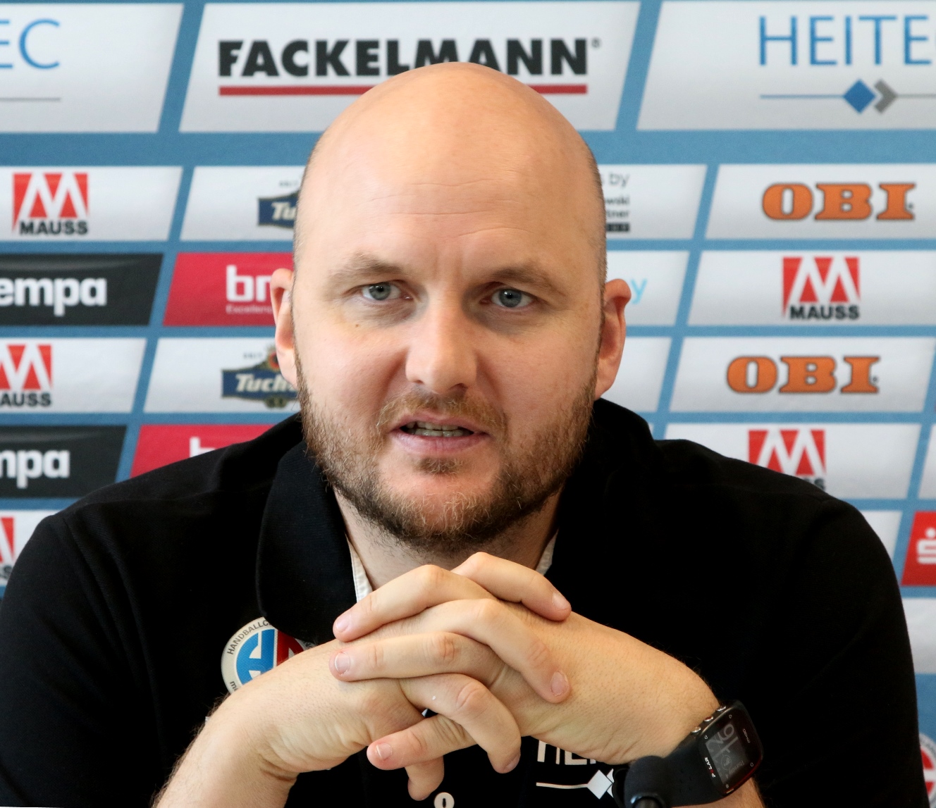 (Jocki_Foto: HJKrieg, Erlangen) - HC-Trainer Eyjolfsson: wir haben uns gut auf die Löwen vorbereitet