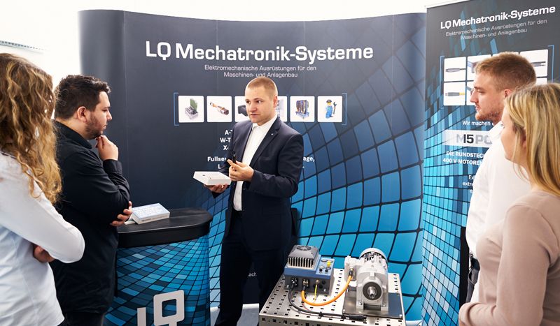Auf der electronica in München stellt LQ Mechatronik-Systeme in Halle C2, Stand 519 aus. Auf der electronica in München stellt LQ Mechatronik-Systeme in Halle C2, Stand 519 aus.