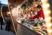 Weihnachtsmarkt in der Stadt Meran (c) IDM SüdtirolAlex Filz (Castel Rundegg)