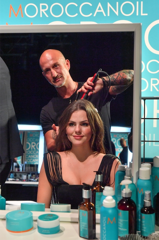 Angelo Fraccica, Moroccanoil Creative Design Team Educator stylt Ruby O?Fee (Bildquelle: Bildquelle: