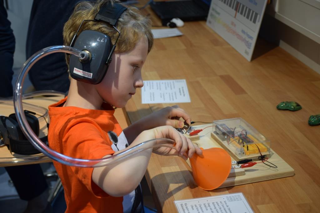 Die Hör-Werkstatt im Deutschen Museum (Bildquelle:©MED-EL)