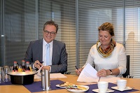 Jos Bischoff (CEO BCT) & Susanne Liély-Sobania (CEO UTS)