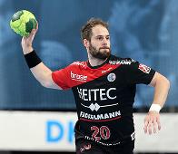 (Foto: Sportfoto Zink, Fürth): Vielleicht wird es wieder sein Spiel: Rückraumspieler Nico Büdel