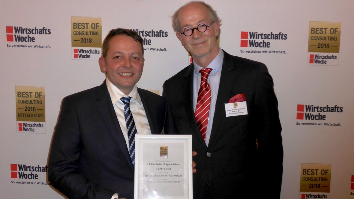 Ingo Claus und Klaus-Christian Knuffmann von KERN - Die Nachfolgespezialisten. Ingo Claus und Klaus-Christian Knuffmann von KERN - Die Nachfolgespezialisten.
