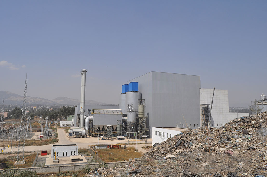 InÄthiopiens Hauptstadt Addis Abeba wurde das erste Müllverbrennungskraftwerk Afrikas gebaut. (Bildq