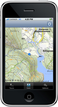 Digitale Offline-Karte Digitale Offline-Karte