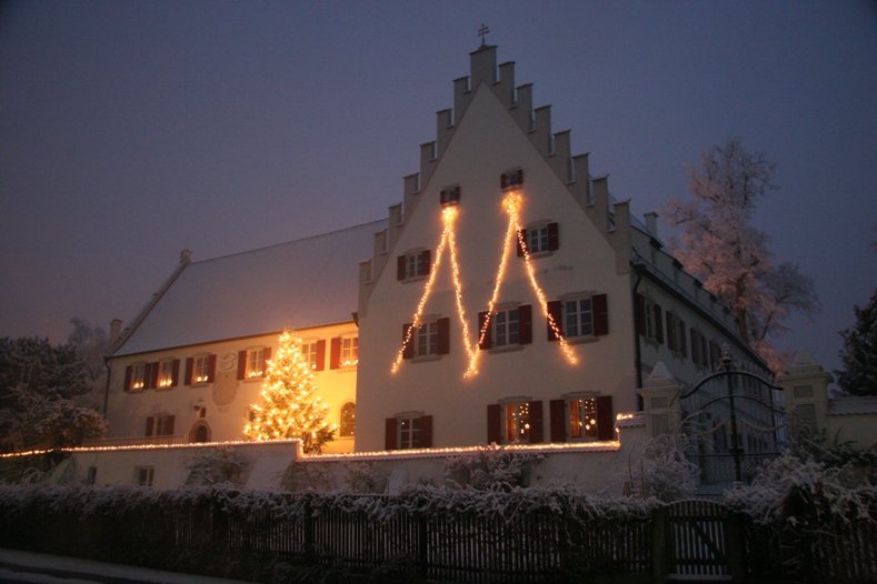 Das winterliche Rosenschloss