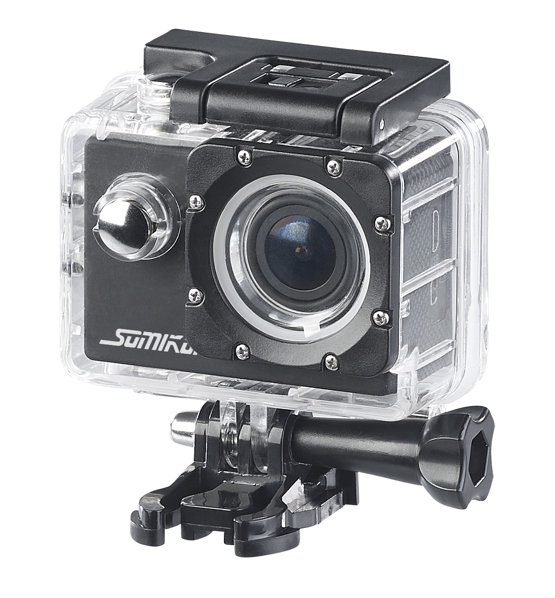 UHD-Action-Cam DV-3717 mit WLAN, Sony-Bildsensor und App, IPX8