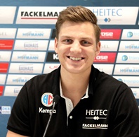 (Foto: HJKrieg, Erlangen): HC Erlangen - Christoph Steinert will jetzt die volle Punktzahl (Foto: HJKrieg, Erlangen): HC Erlangen - Christoph Steinert will jetzt die volle Punktzahl