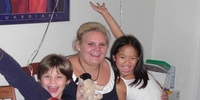 Das Auslandsjahr: Janine als Au Pair in den USA (Foto: Stiftung Völkerverständigung) Das Auslandsjahr: Janine als Au Pair in den USA (Foto: Stiftung Völkerverständigung)