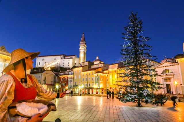 Weihnachtliches Piran