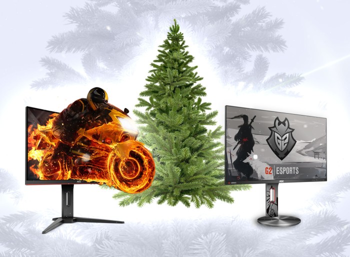 Die besten Geschenkideen für Weihnachten: AOC C24G1 (links) und AOC G2590PX/G2