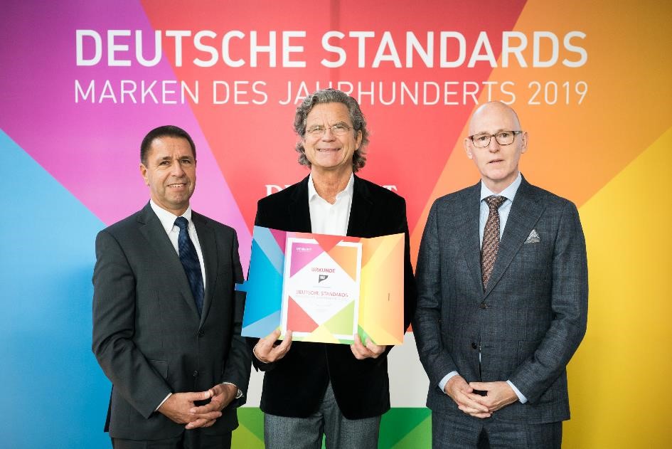 Papstar zur Marke des Jahrhunderts ausgezeichnet
