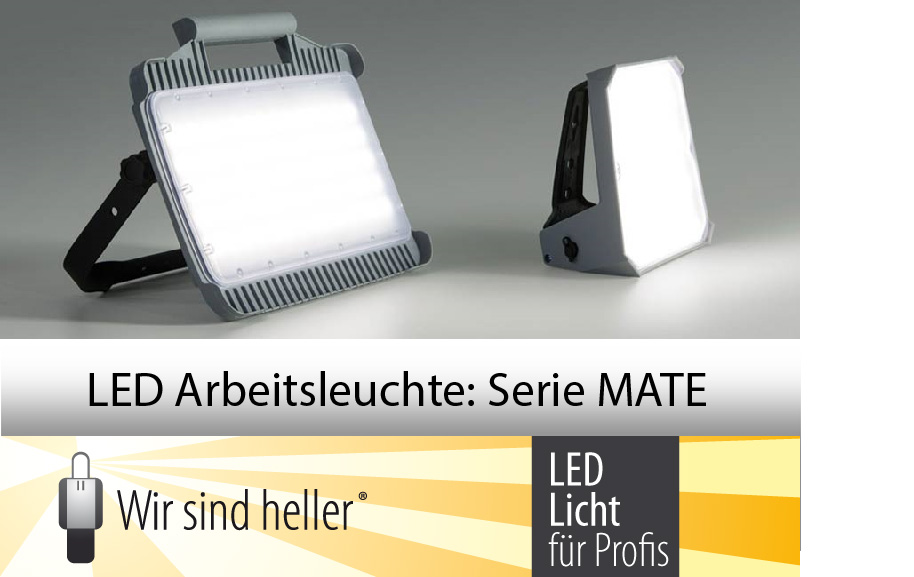 Akkubetrieben oder kabelgebunden erhältlich