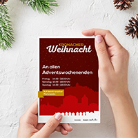 amadeus gestaltet Kommunikation für Kronacher Weihnacht