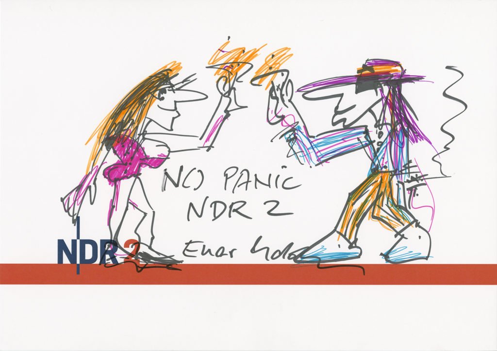 Das Gemälde von Udo Lindenberg - Foto NDR2