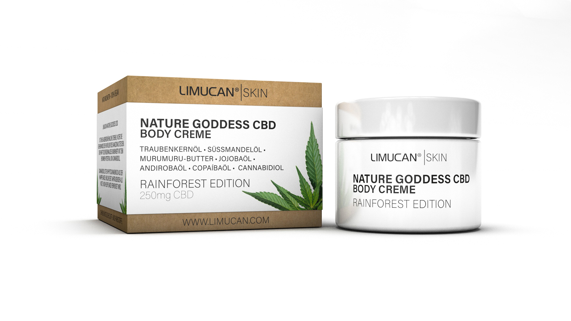 Nature Goddess CBD Body Crème Rainforest Edition von Limucan (Bildquelle: Limucan GmbH)