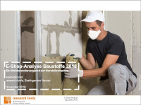 E-Shop-Analyse Baustoffe 2018 E-Shop-Analyse Baustoffe 2018